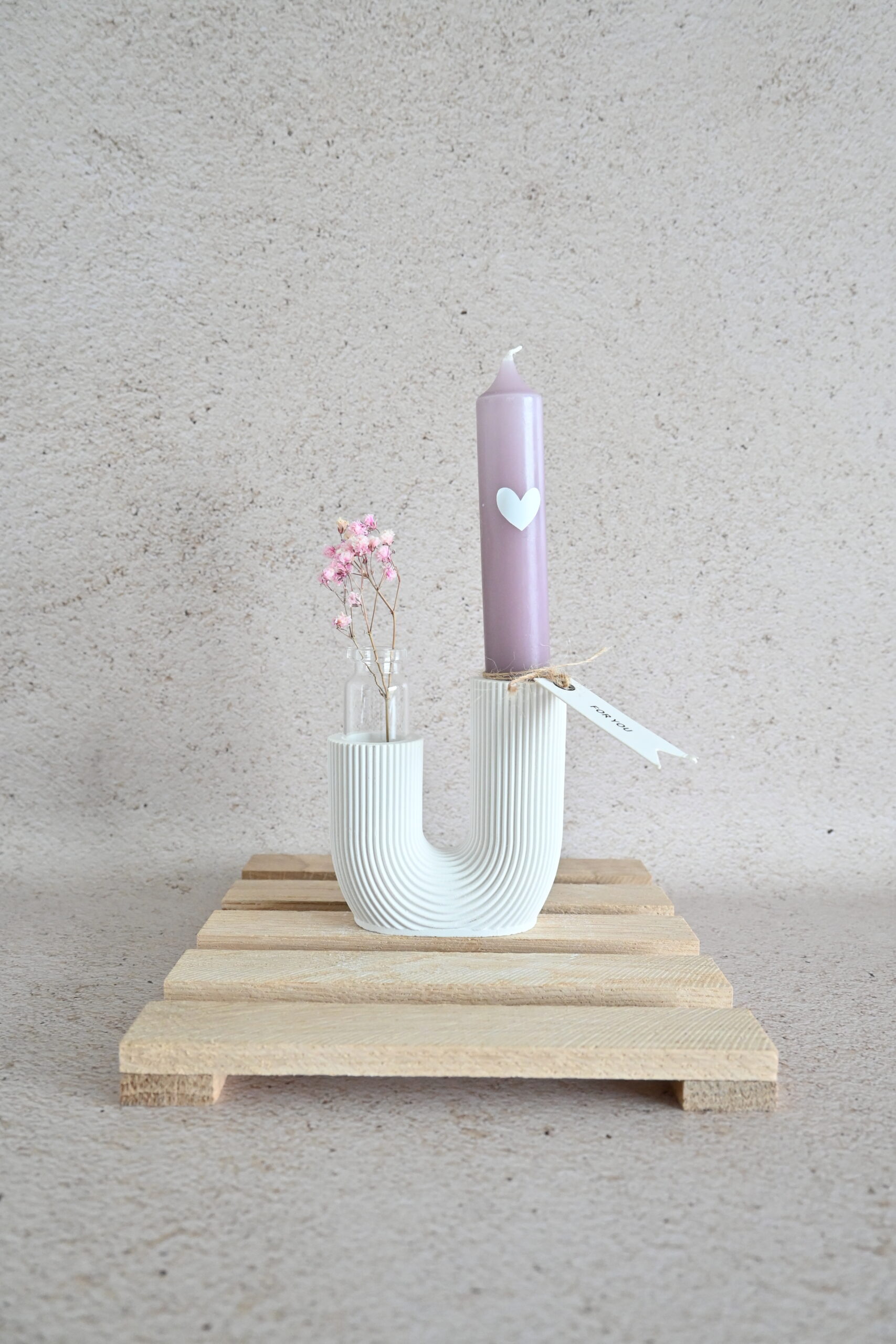 Kaarsenhouder U-vorm