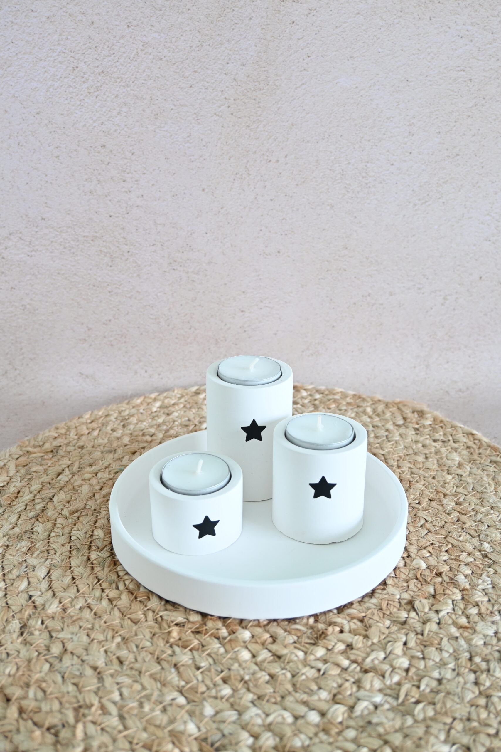 Rond schaaltje met theelichthouders - Afbeelding 4