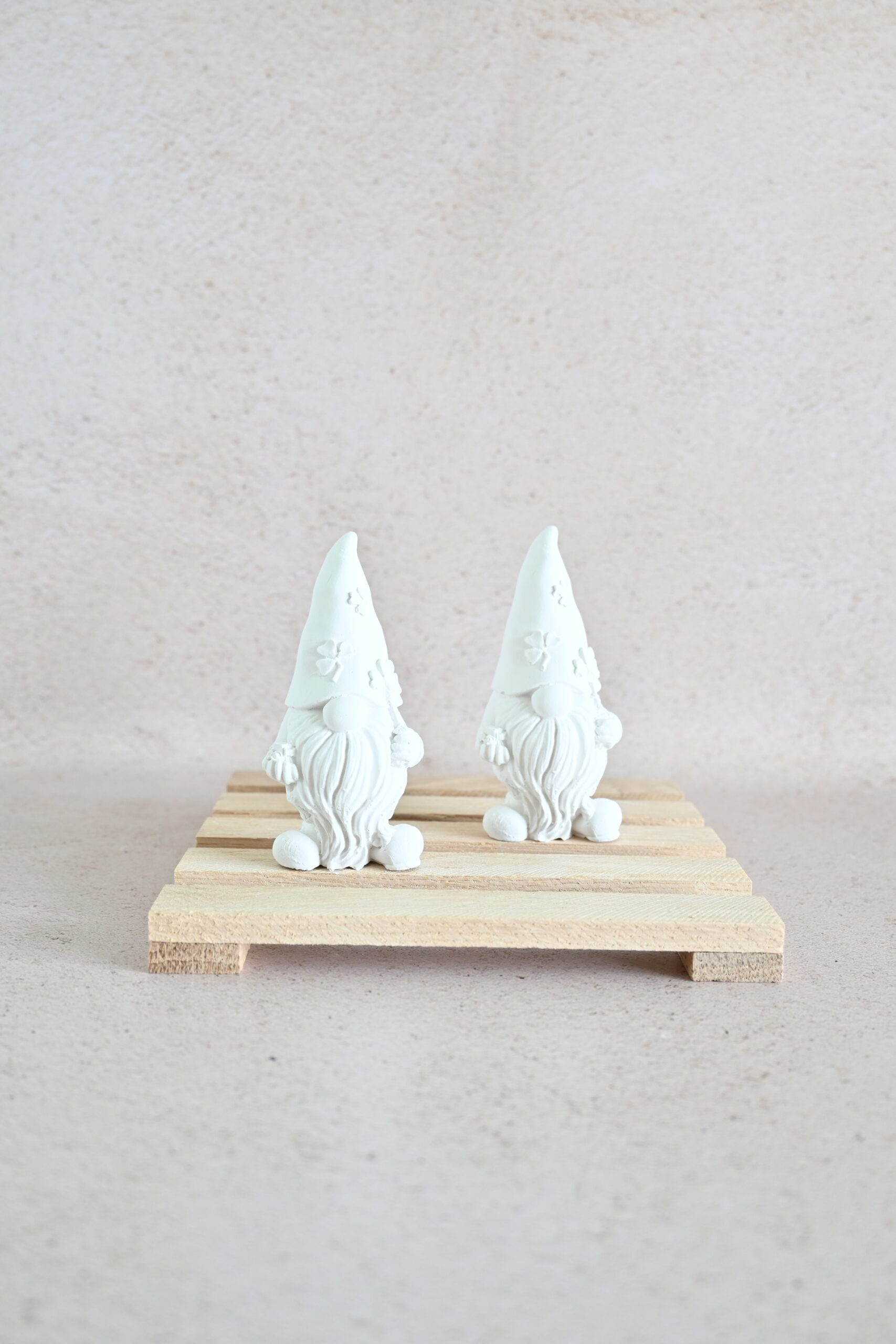 Gnome met klavertjes