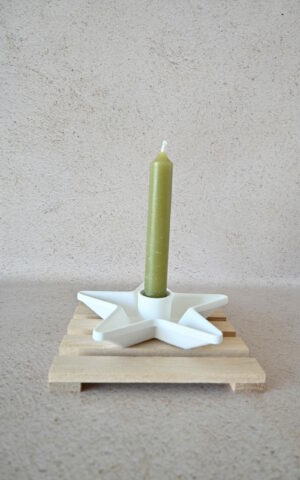 Stervormige kaarsenhouder