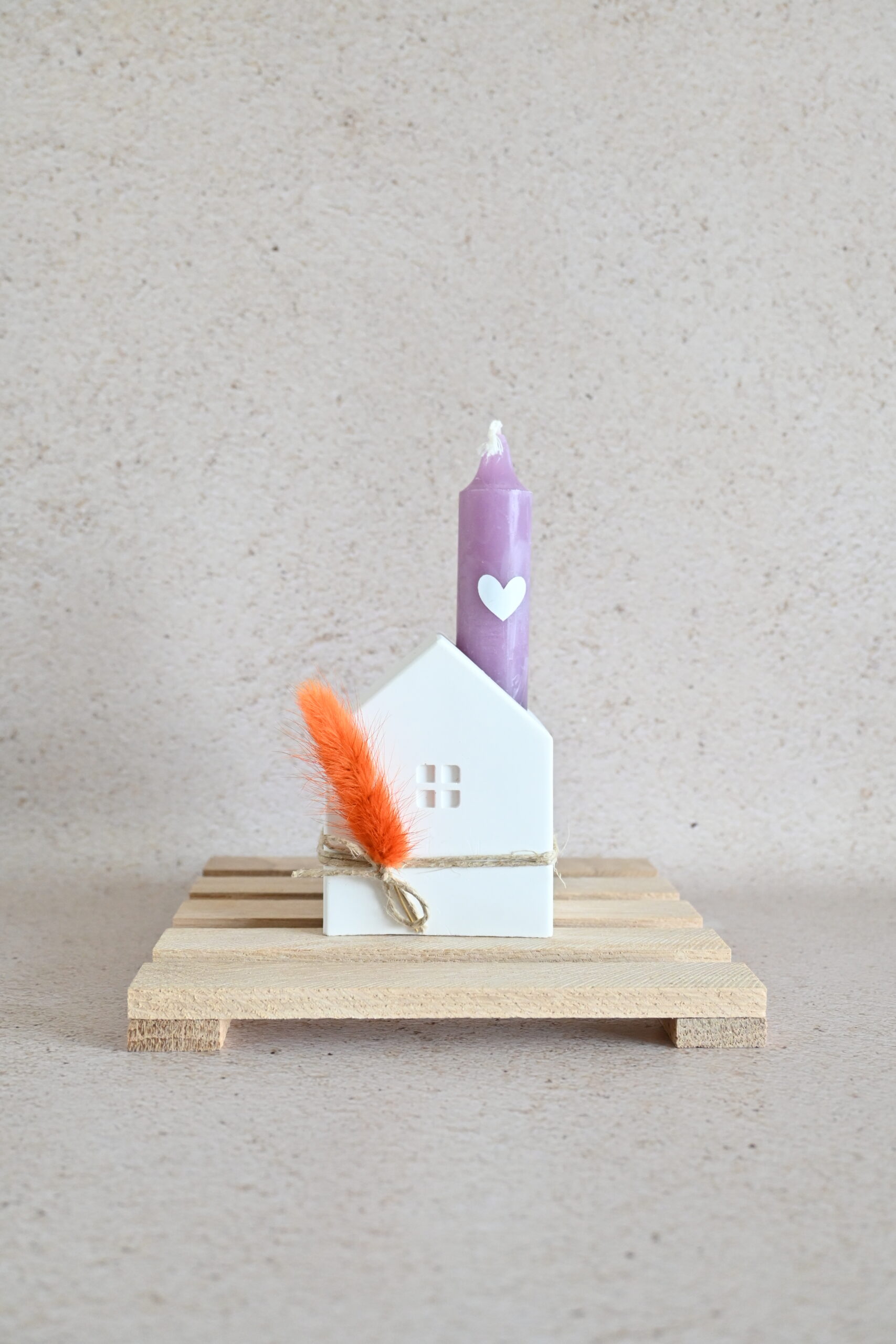 Kaarsenhouder huisje - Afbeelding 4
