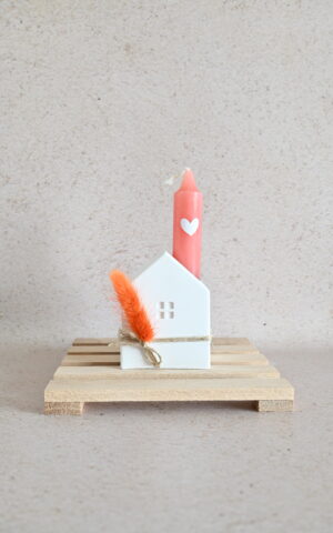 Kaarsenhouder huisje