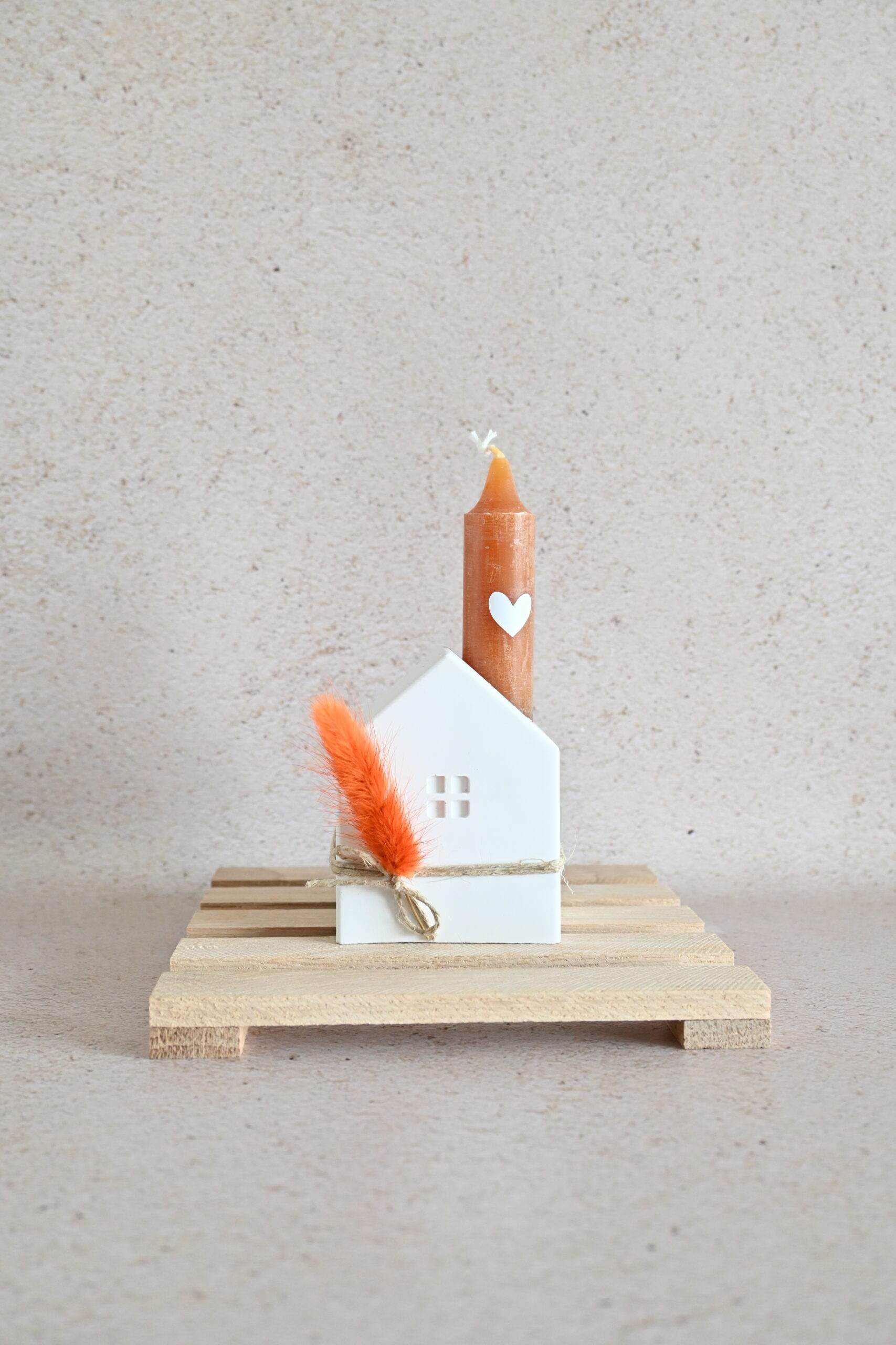 Kaarsenhouder huisje - Afbeelding 2