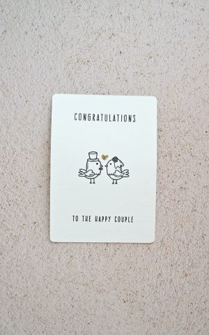Congratulations to the happy couple