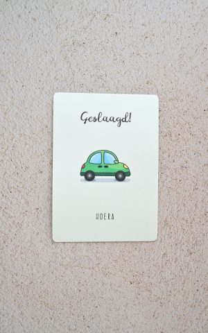 Geslaagd voor je rijbewijs