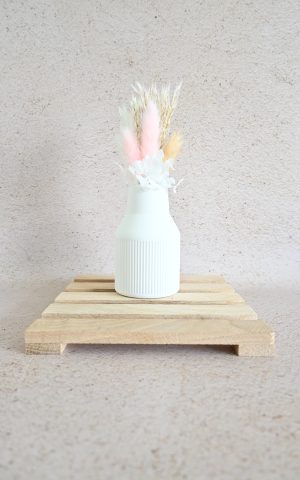 Geribbeld vaasje - melkfles