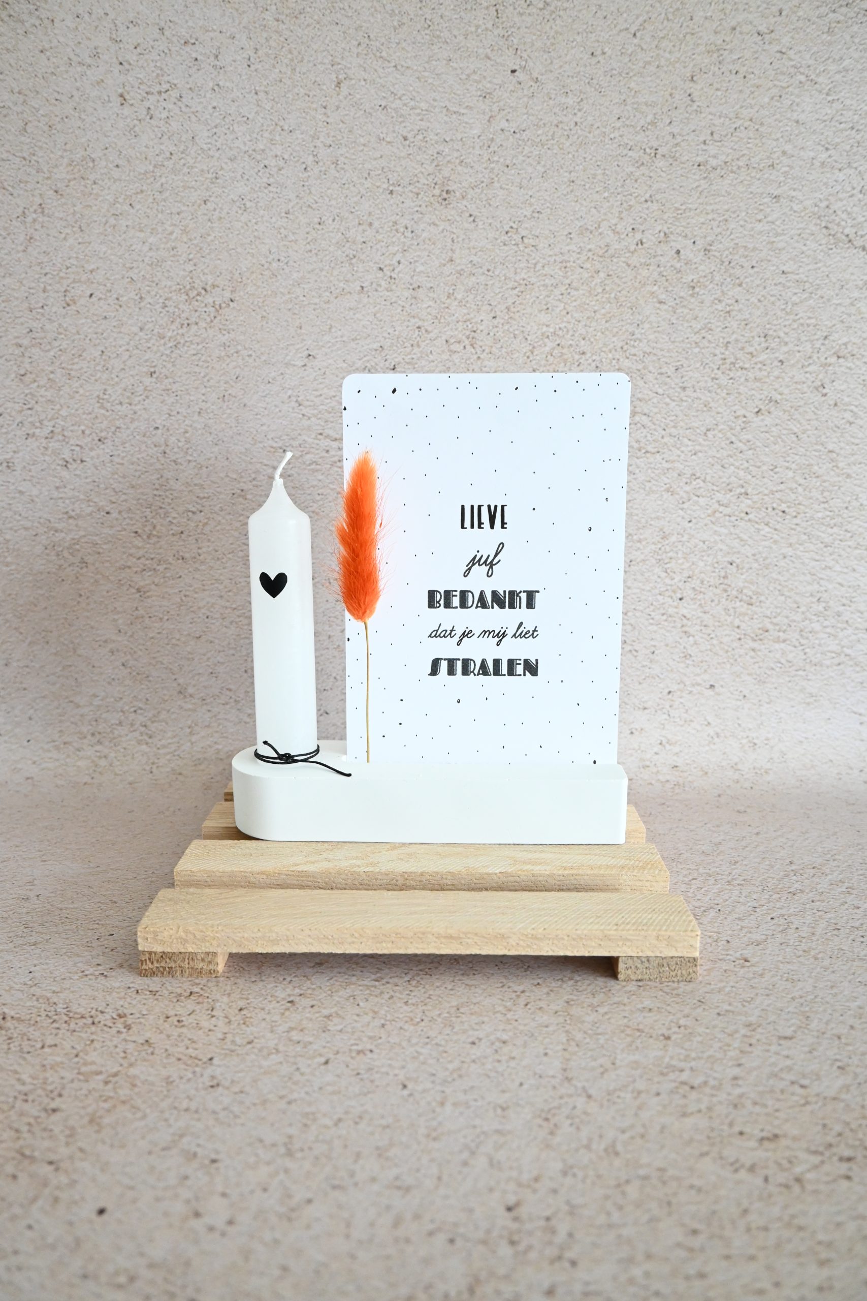 Lieve juf/meester, bedankt dat je me liet stralen