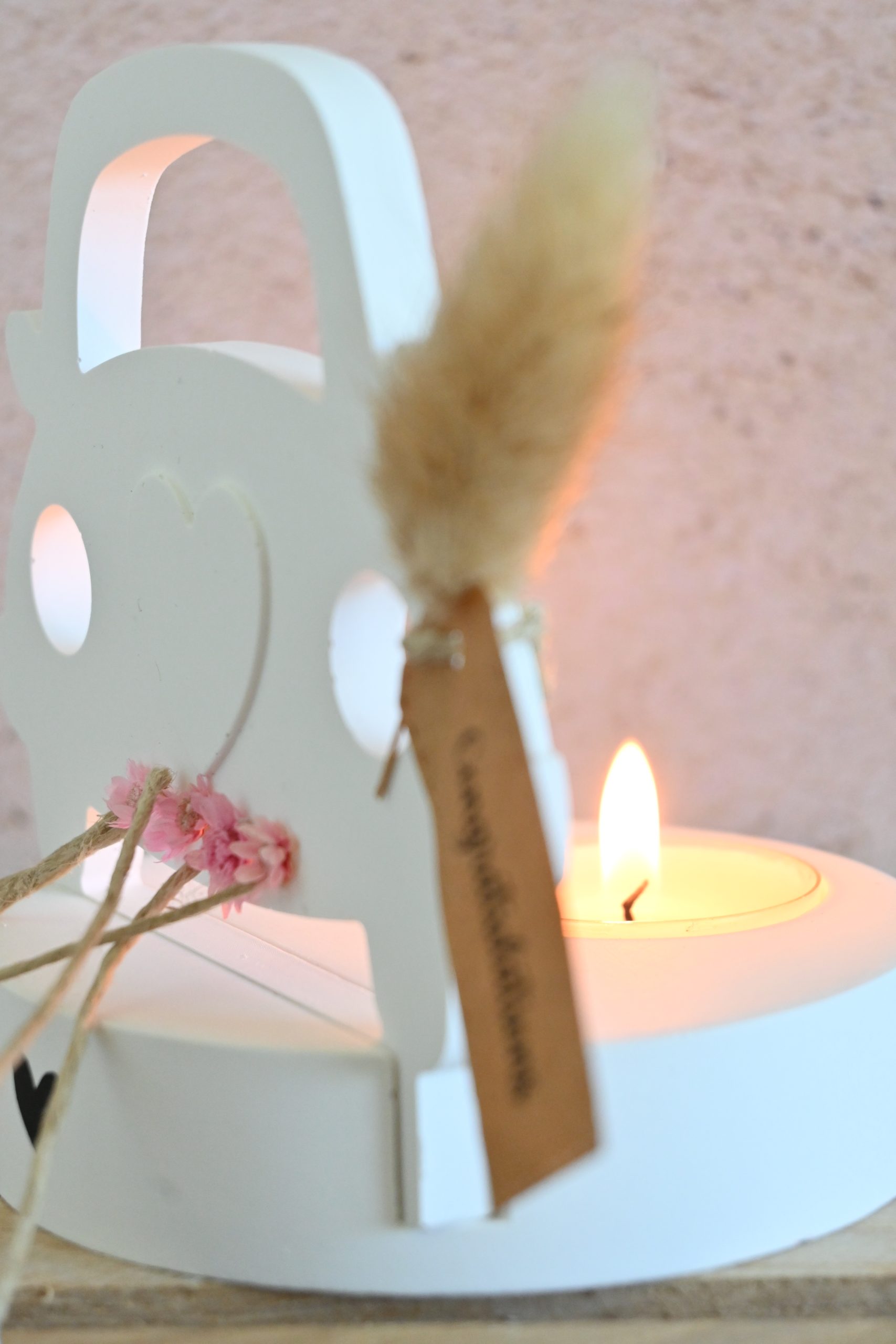 Theelichthouder met gleuf - rond - Afbeelding 8