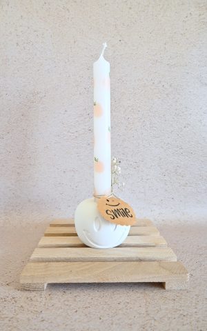 Kaarsenhouder - smiley