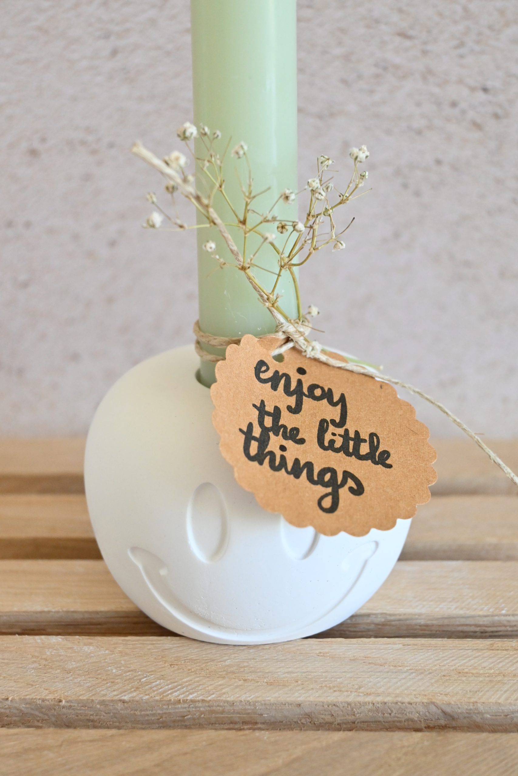 Kaarsenhouder - smiley - Afbeelding 4