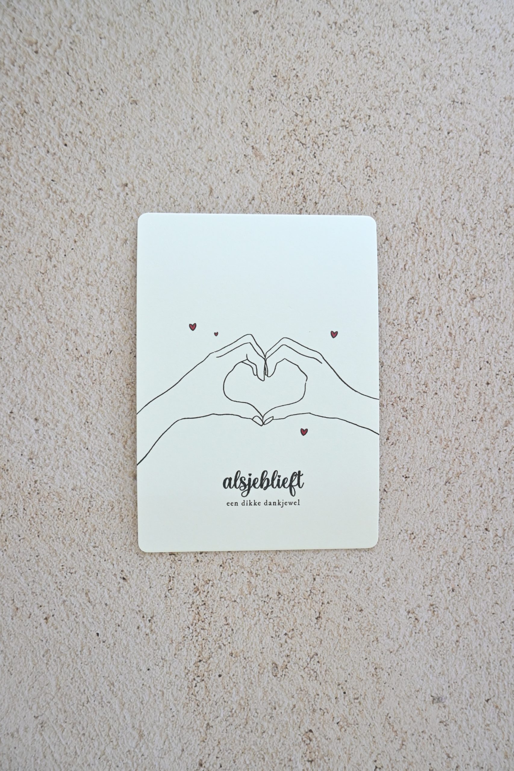 Alsjeblieft, een dikke dankjewel