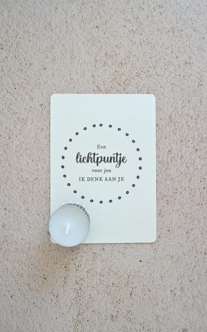 Een lichtpuntje voor jou