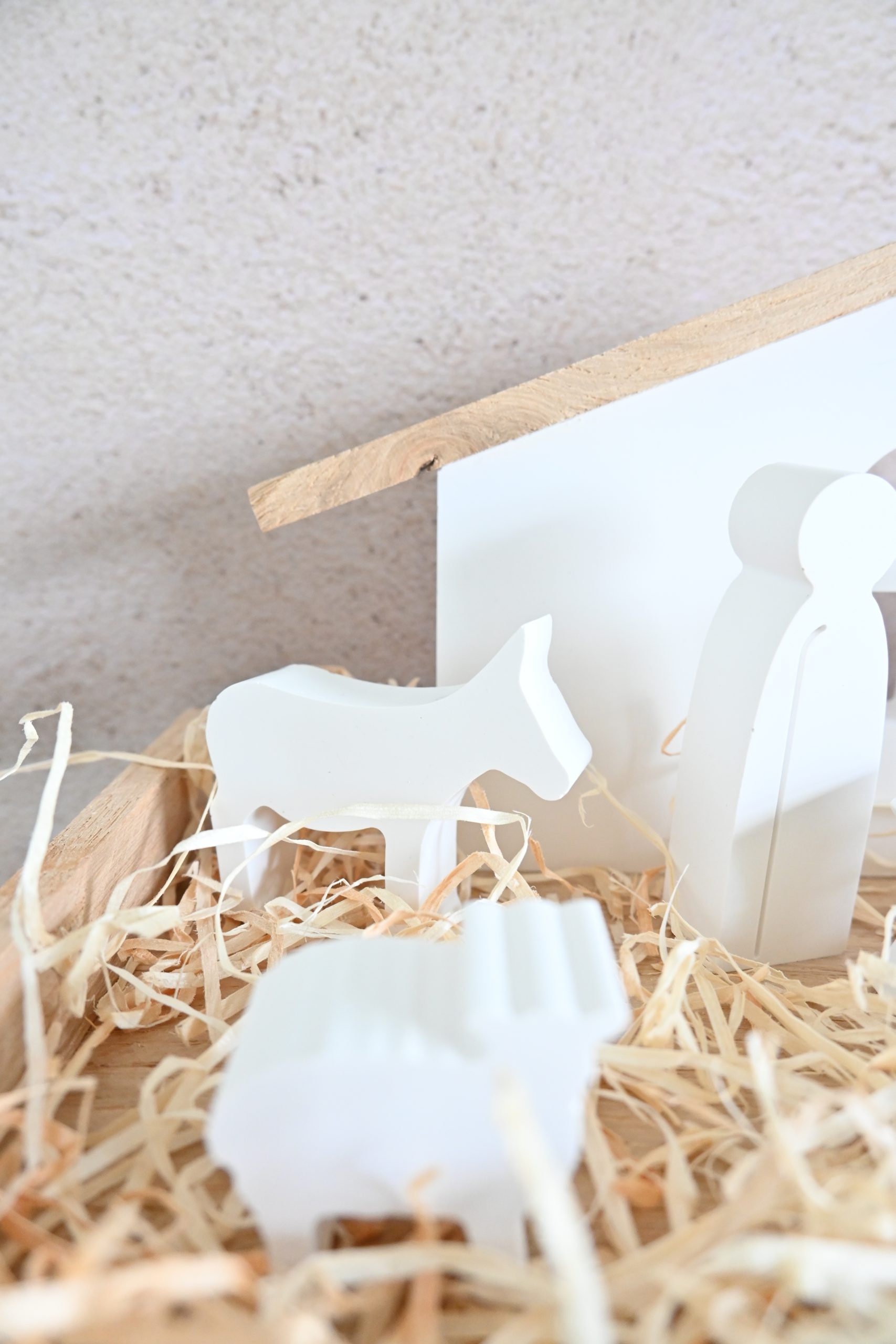 Kerststal L - houten plateau - Afbeelding 6