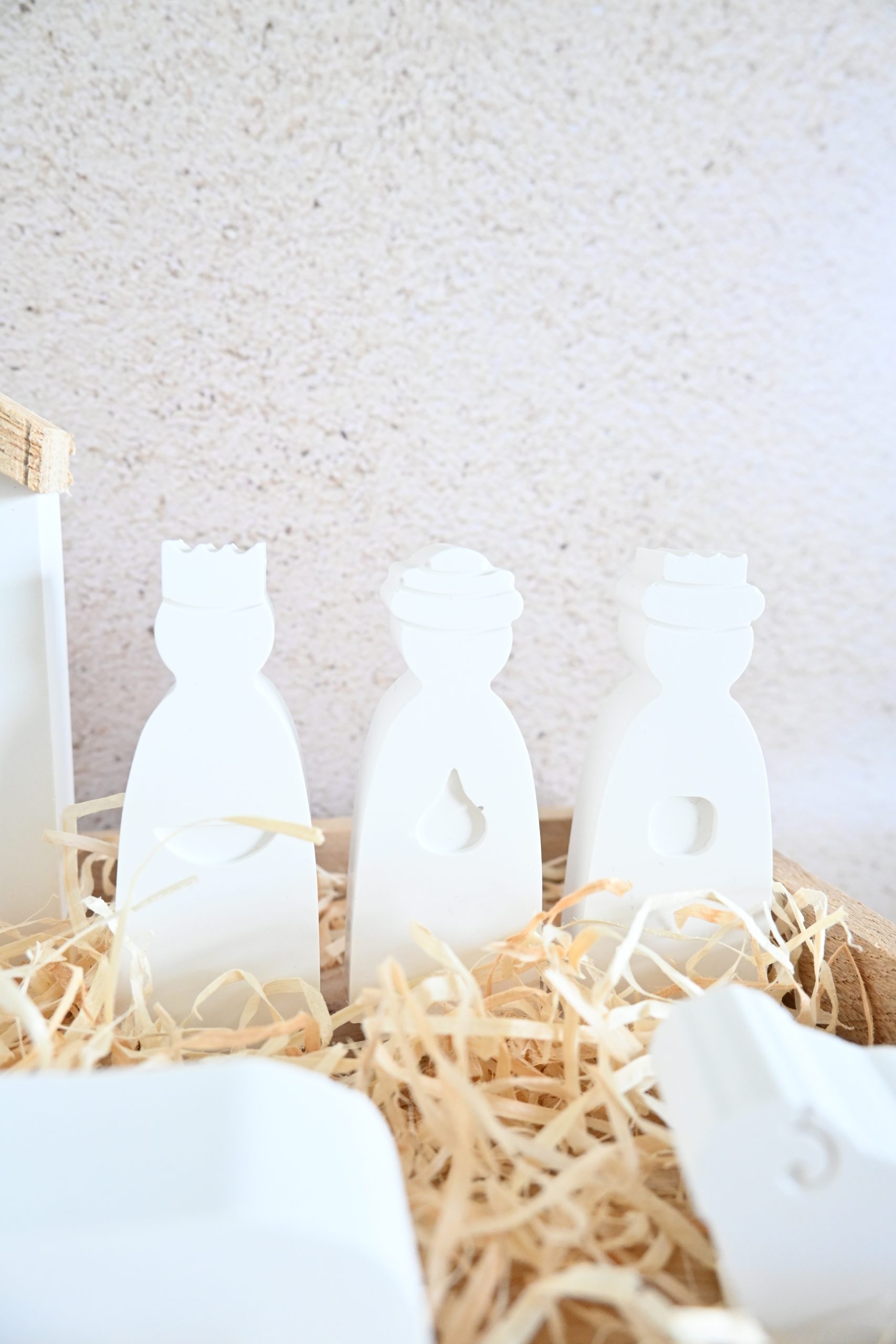 Kerststal L - houten plateau - Afbeelding 5