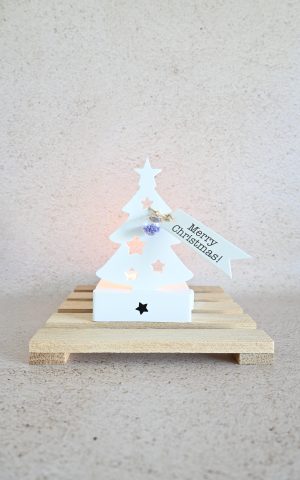 Houder met inzetstuk - kerstboom