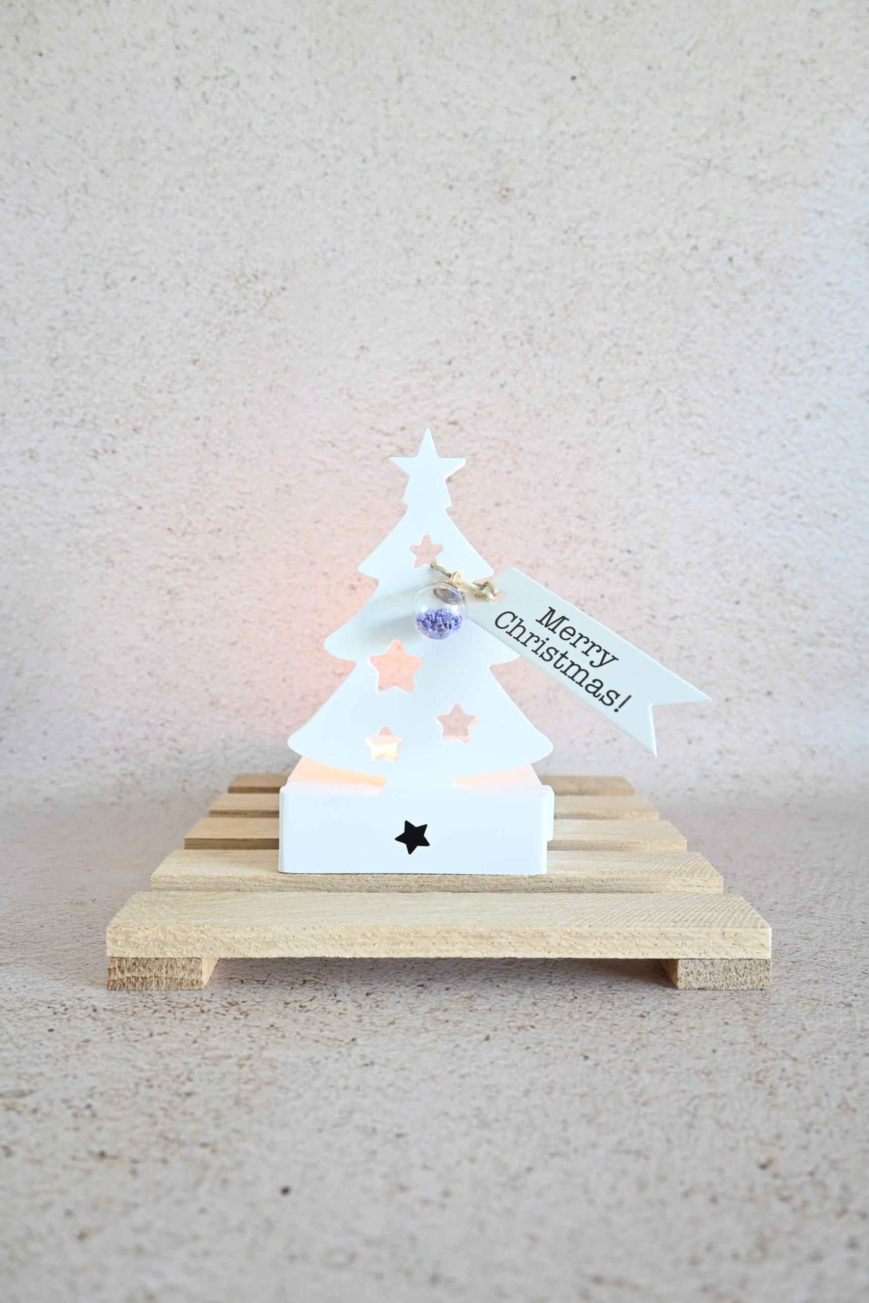 Houder met inzetstuk - kerstboom