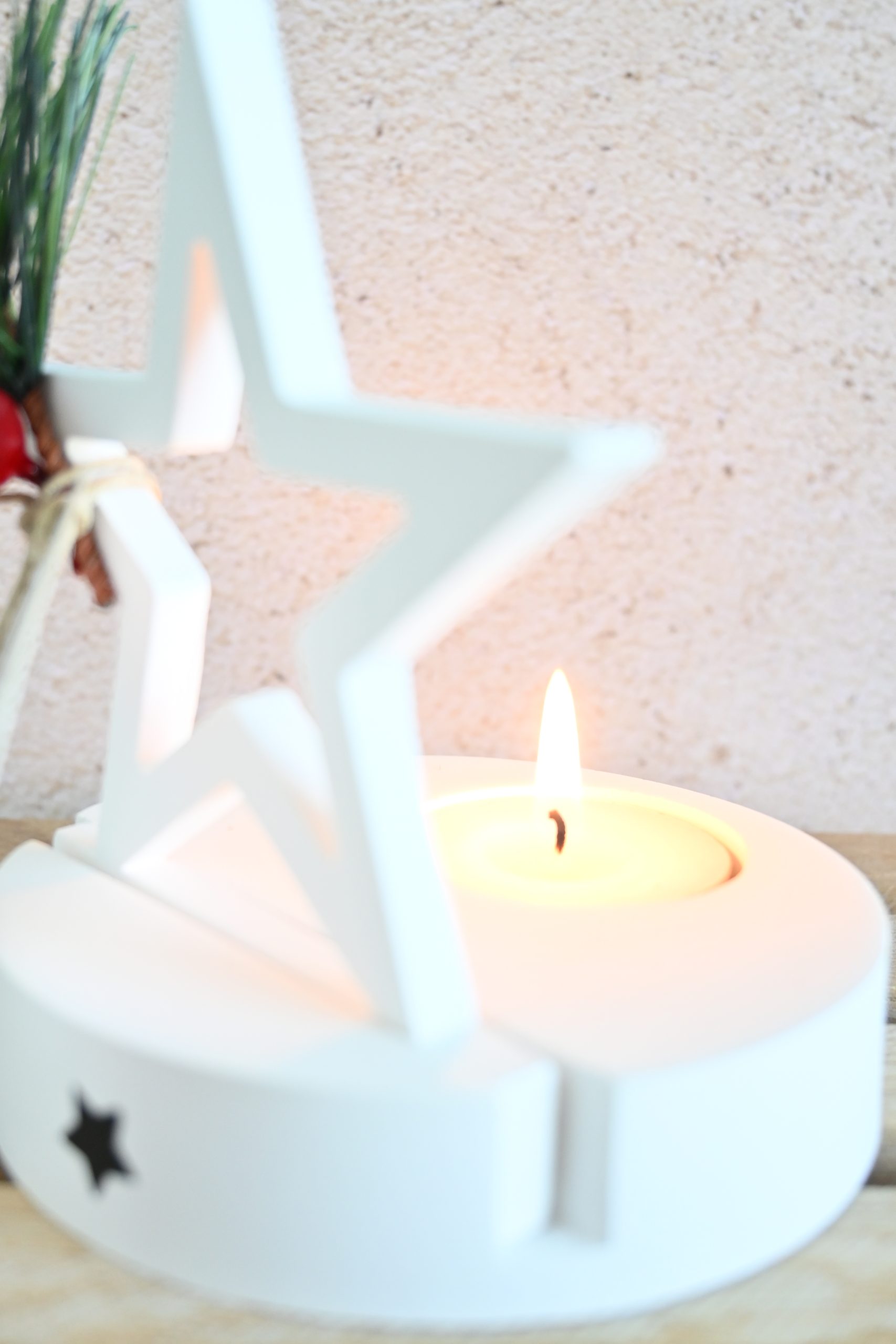 Houder met inzetstuk - ster - Afbeelding 2