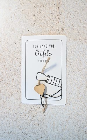 Een hand vol liefde voor jou