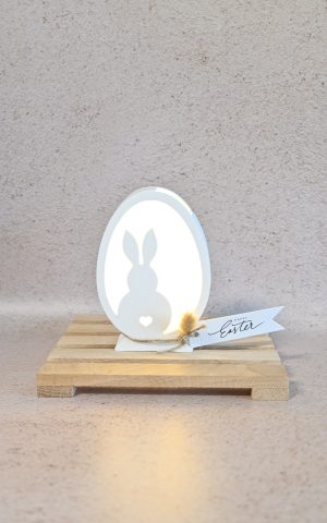 Lichtgevend paasei - paashaas