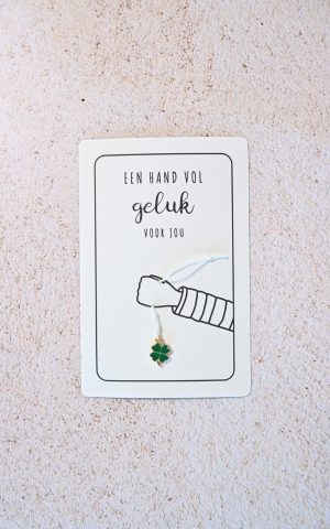 Een hand vol geluk voor jou