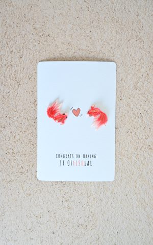 Congrats on making it offishial