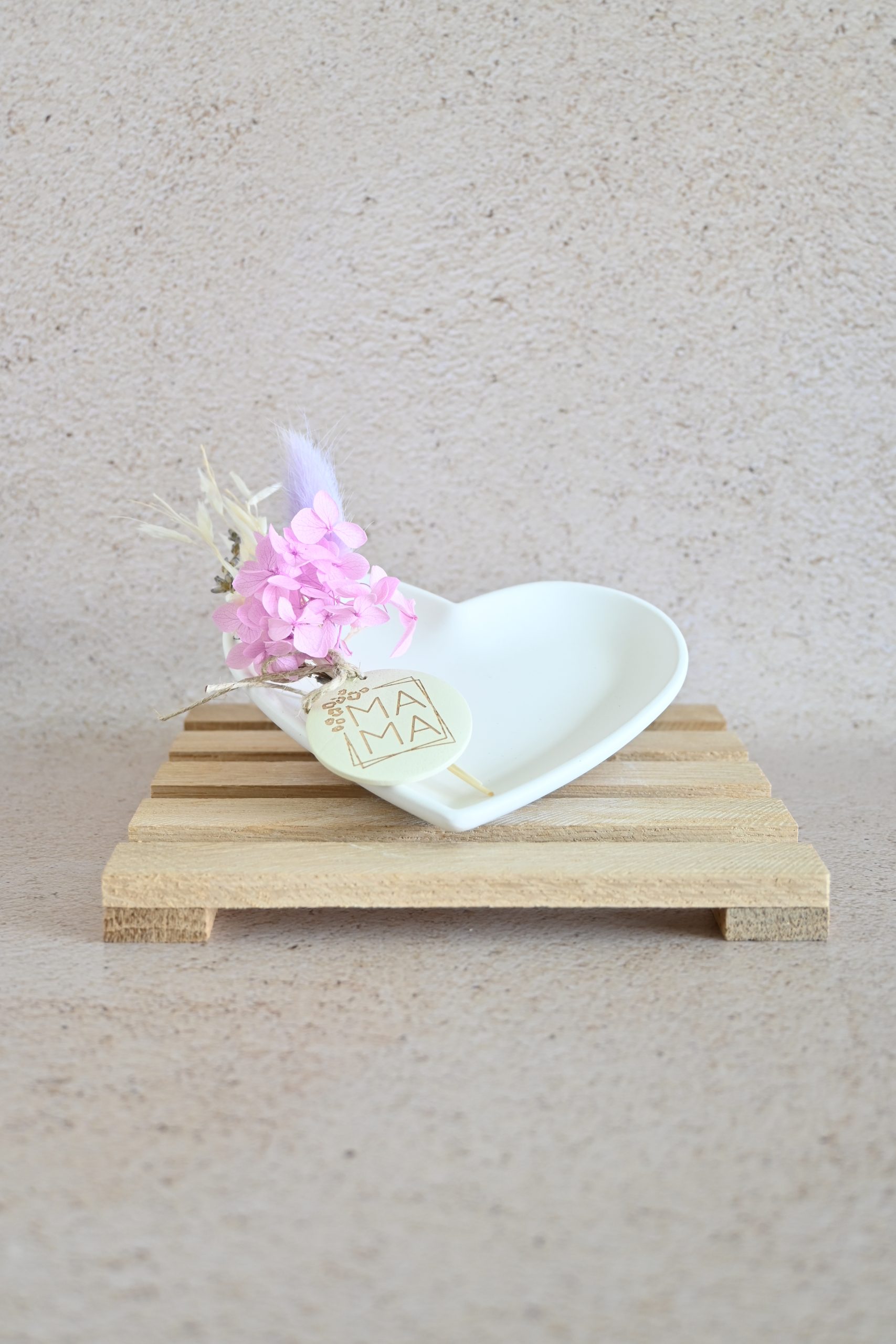 Hartvormig schaaltje M - Moederdag