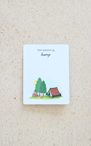 Veel plezier op kamp