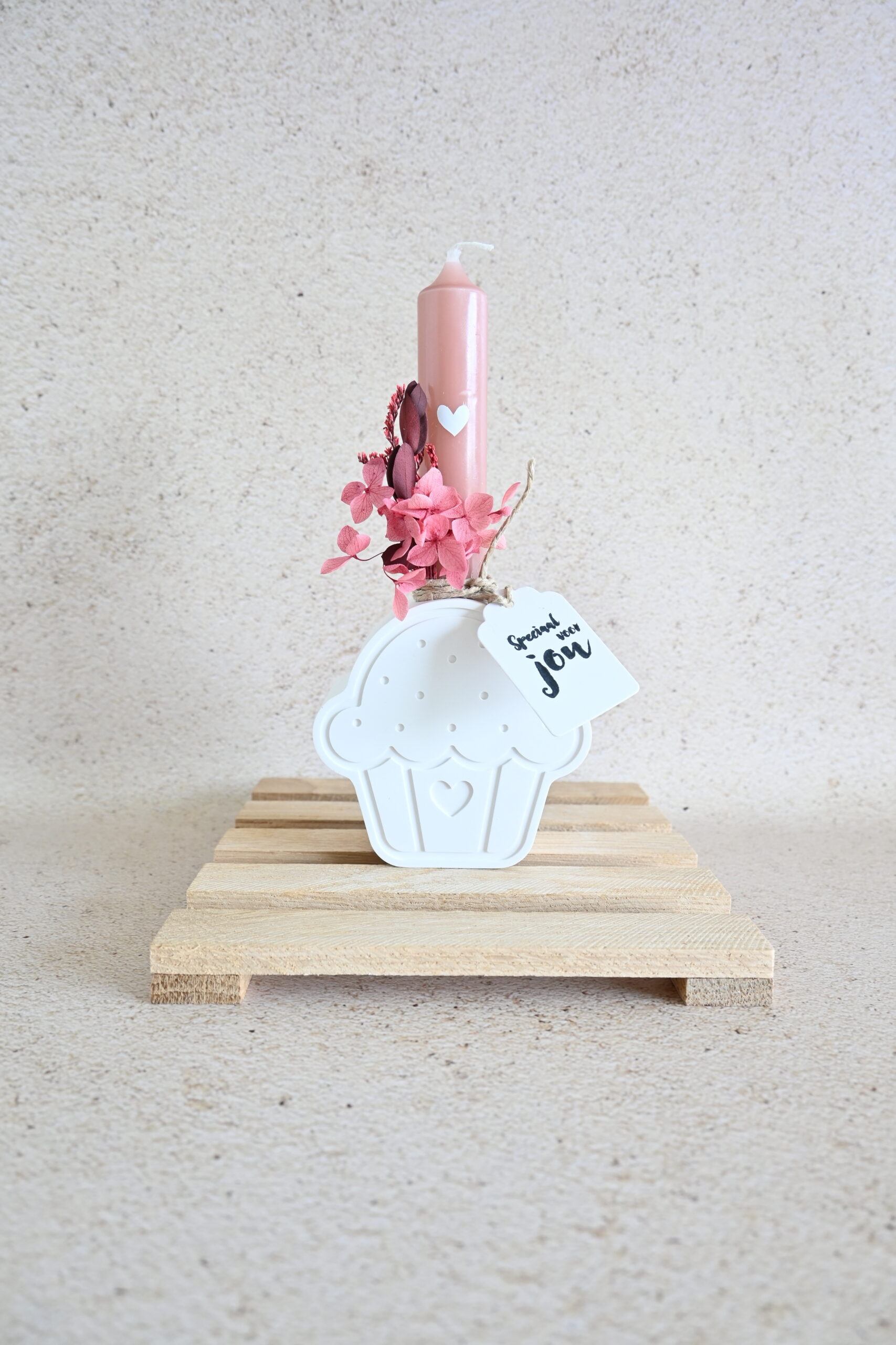 Kaarsenhouder - cupcake - Afbeelding 3