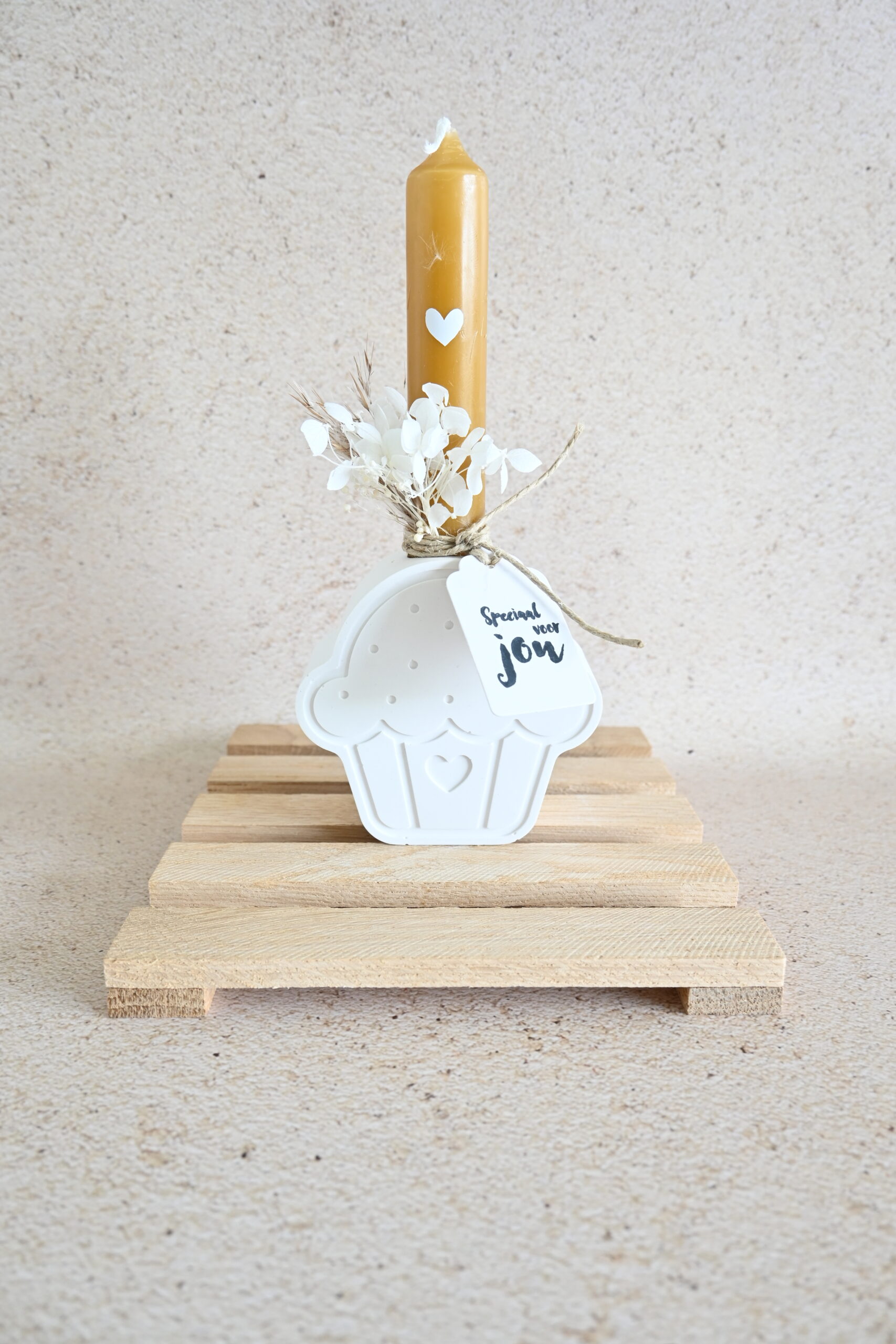 Kaarsenhouder - cupcake