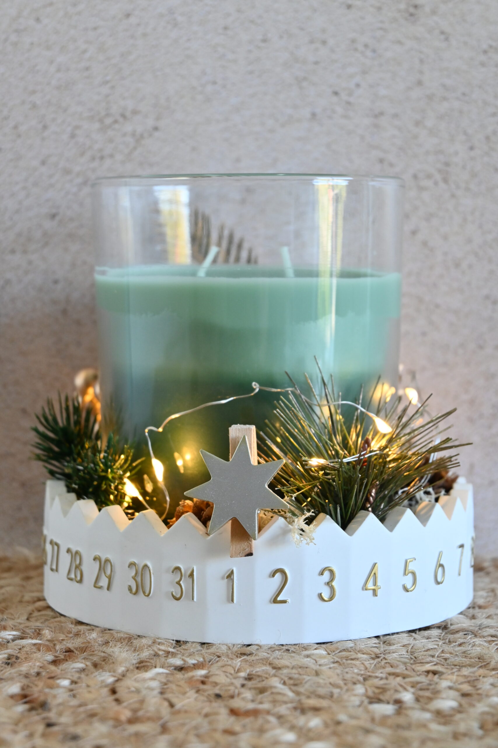 Kaarsenhouder - nieuwjaar - Afbeelding 2