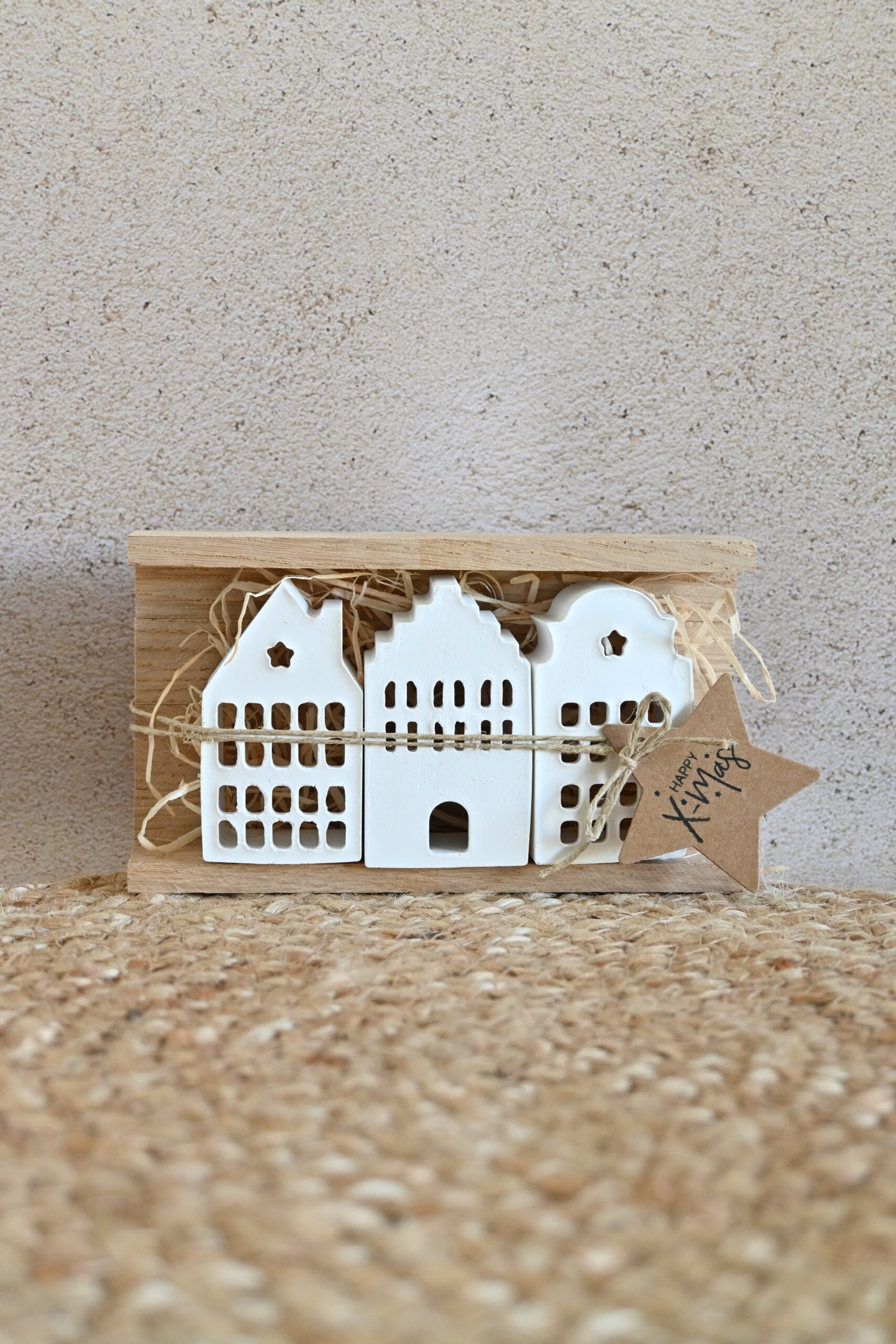 Stadshuisjes met theelichtjes - Afbeelding 4