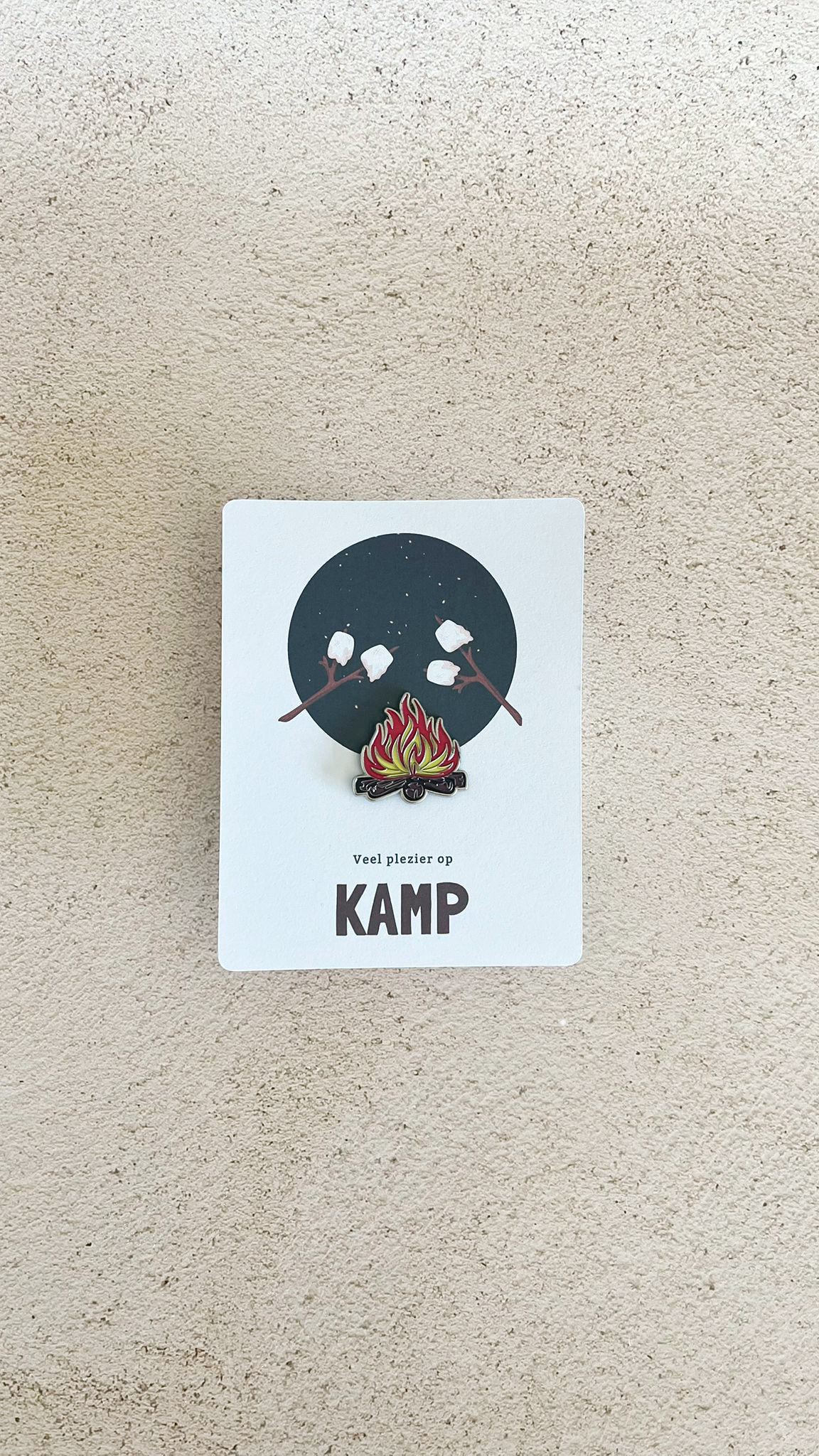 Veel plezier op kamp - marshmallows